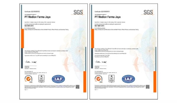 Medion Integrasikan ISO 9001 dan ISO 14001