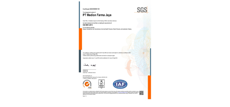 Sertifikasi ISO 9001 : 2015